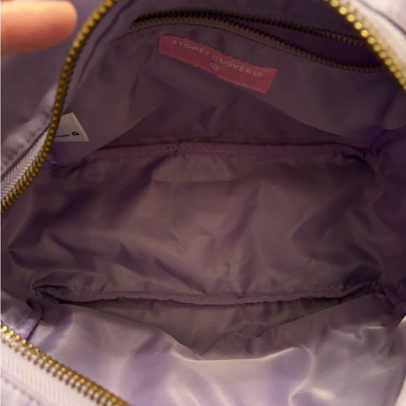 Stoney Clover Lane Lavender Pouch with Pink, Blue & White Plane Patches - Picture 6 of 8